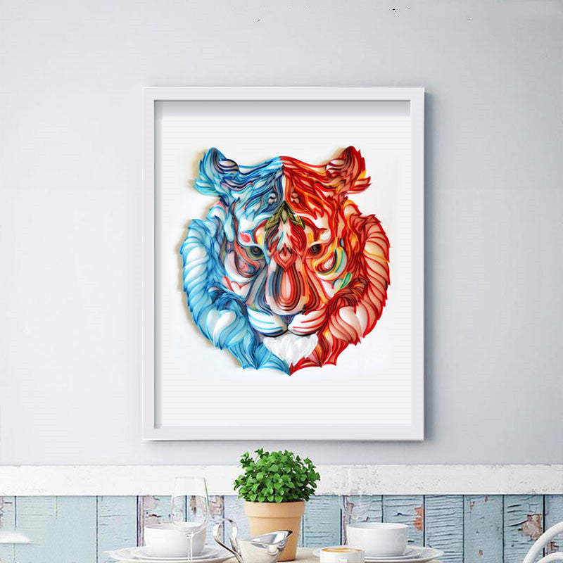 Quilted Paper Illustration