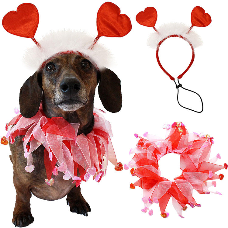 Pets Valentine's Day Decoration Valentine's Day Hairband