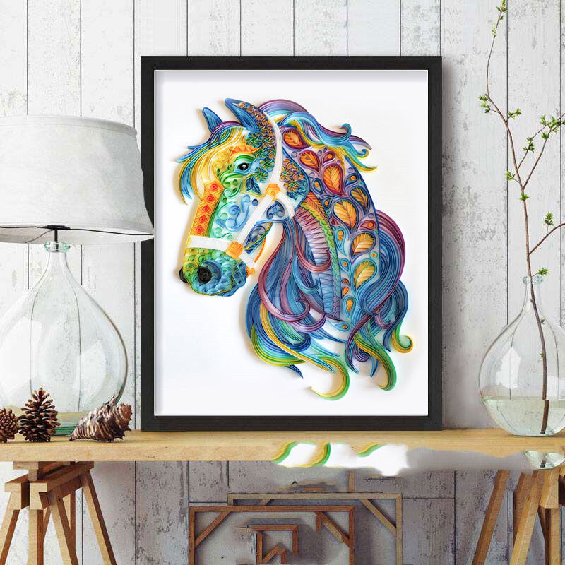 Quilted Paper Illustration