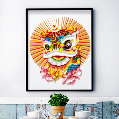 Quilted Paper Illustration