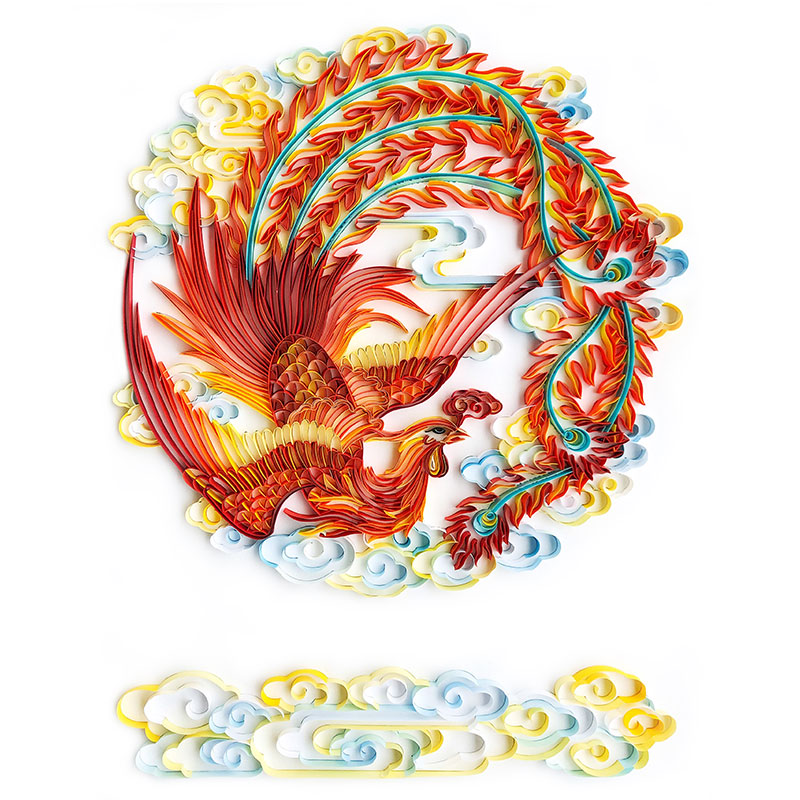 Quilted Paper Illustration